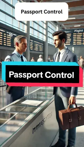 Passport Control  : Practice English through dialogues #learnenglish  #englishforbeginners  #practiceenglish 