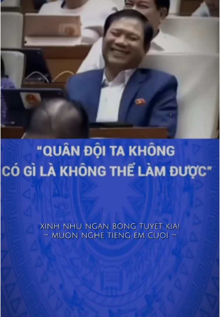 Đại biểu quá khen, Đại tướng Cương ngại=)))) #FocusLanhDaoVietNam #NguyenTanCuong