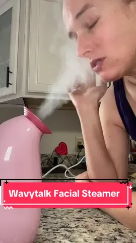 This feels like a spa treatment! #wavytalk #facialsteamer #tiktokshopblackfriday #tiktokshopcybermonday 