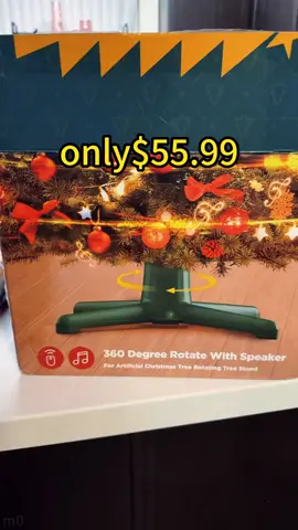 Rotating Christmas Tree Stand with Speaker #rotatingtree #rotatingtreestand #christmastreestand #christmas2024iscomingsoon