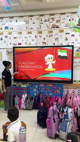 last week some emirati students taught younger students about flag day🇦🇪 #fyp #fypシ #school #isc #dubai #iscdxb #2025 #viral #flagday 