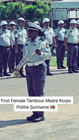 First Tambour Maitre KPS #police #suriname🇸🇷 #proud #foryoupage #womenempowerment 