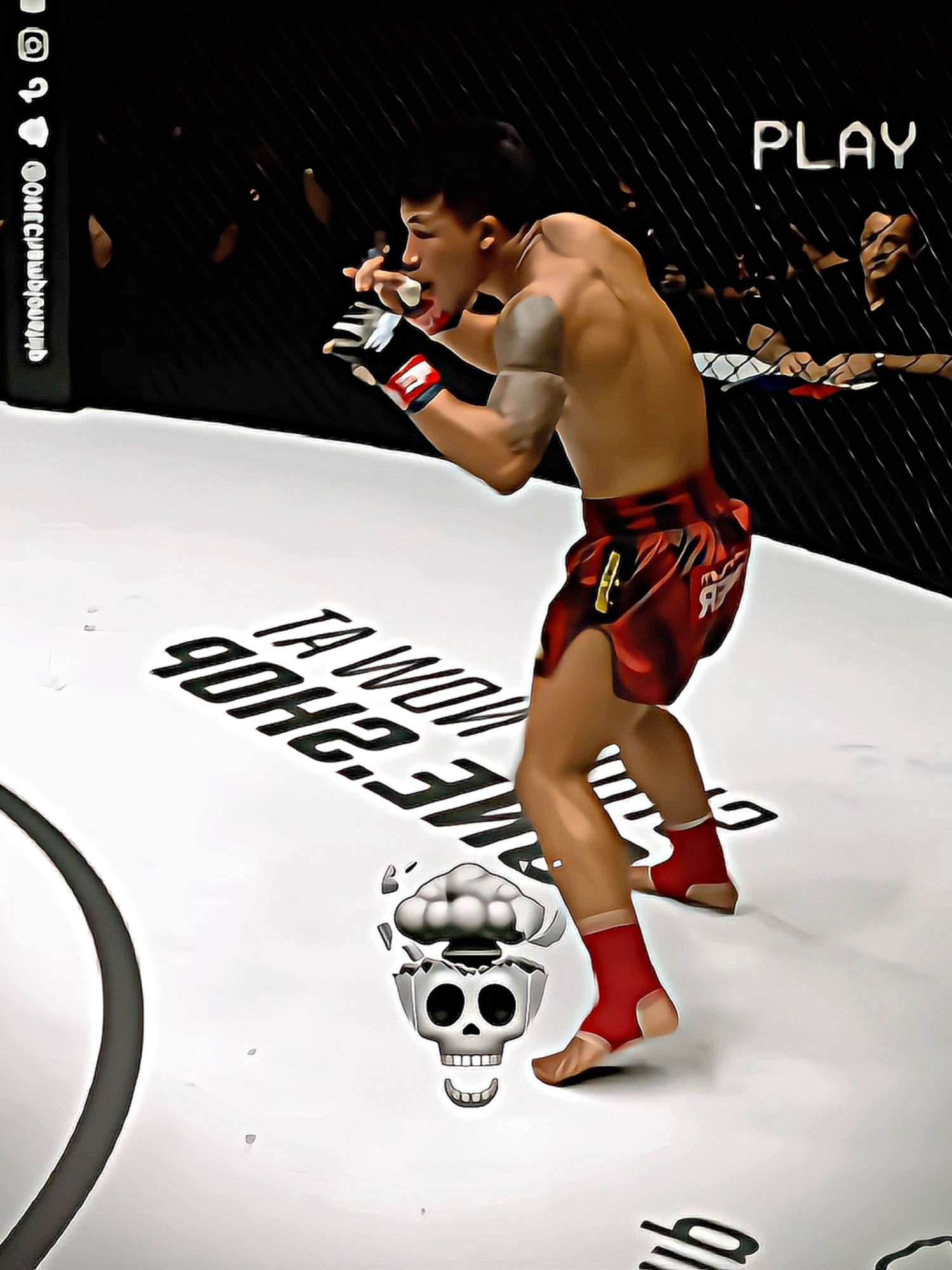 Iron Man is just wanting to play!💀🥶 #rodtang #muaythai #muaythaifighter #phonk #edit