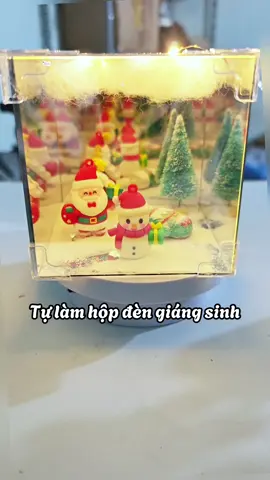 Trả lời @mongtanho4 Tự làm hộp đèn giáng sinh tặng người bạn thương yêu #hopdengiangsinh #hopdengiangsinh #quatanghandmade #fouryou 