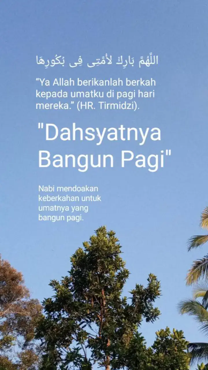 dalam hadits nabi mendoakan keberkahan untuk umatnya yang bangun pagi #nabimuhammad #sholawat #pengingatdiri 