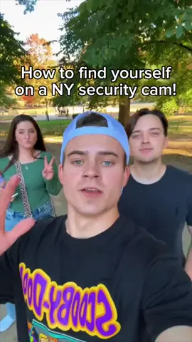 I saw myself on a NY security camera!