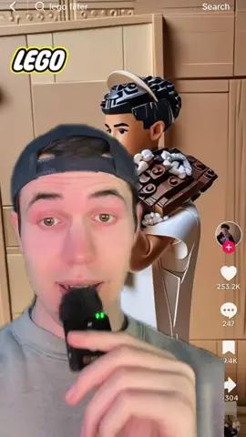 this lego filter is going viral…