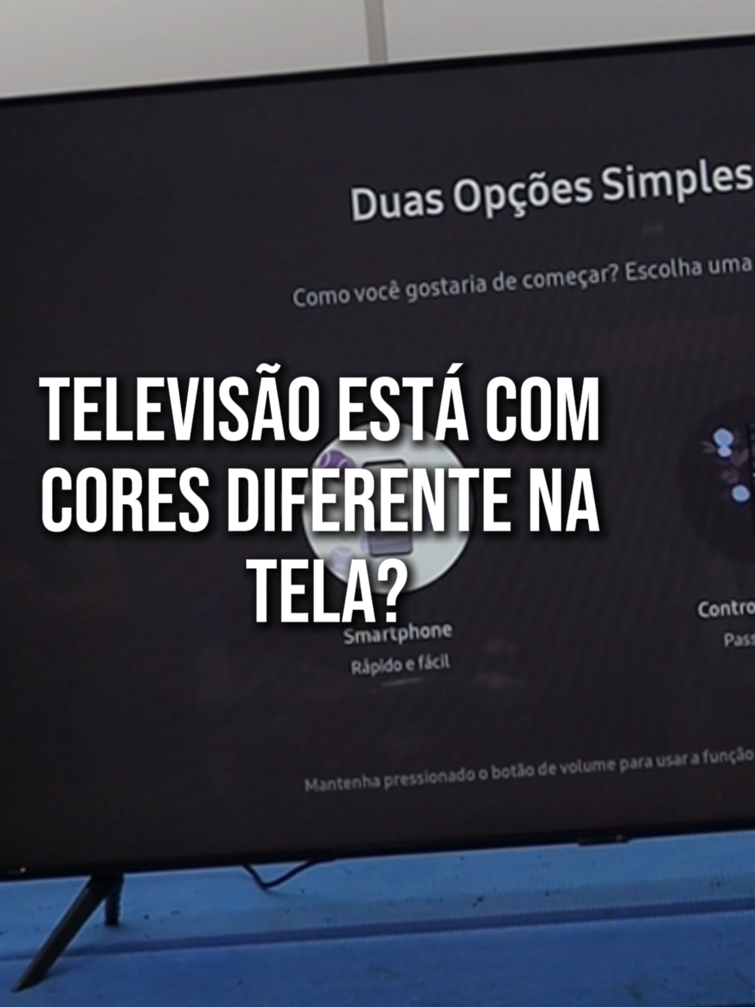 Imagem Desconfigurada das TVs Samsung Como Resolver /Rapído #tutorial #tvproblema #televisão