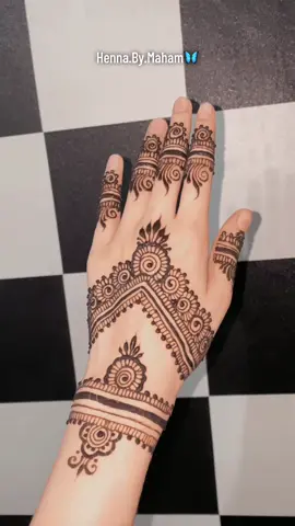 Party Mehndi Design🤌🏻💝#foryou #mehndi #viral #mehndiartist #hennabymaham #growmyaccount 