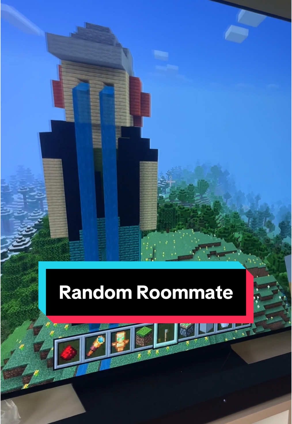 His realm has evolved #Minecraft #minecraftmemes #sketchcomedy #roommates 