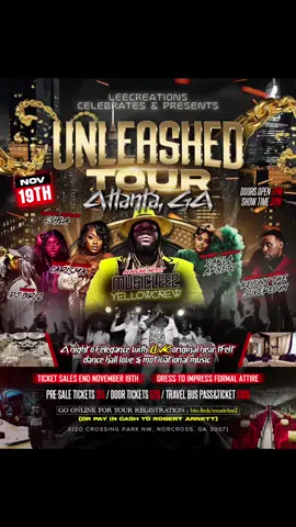 Unleashed Tour is going to the ATL!!!! Where I will be joining my brother @MusicLee2 on stage as a guest artist along with other gifted artist performing my new single I Still! Yall this showcase is one you dont want to miss!!!! Im talking singing dancing lights a REAL PERFORMANCE!!! With the hottest most beautiful dj in the northwest @Bri-Z spinning! Purchase those tickets! If you want to travel with us there is a tour bus going at $100 per seat!!! Letssssssss gooooooooo!! #atlanta #ohioartists #singer #fyp #fypシ 