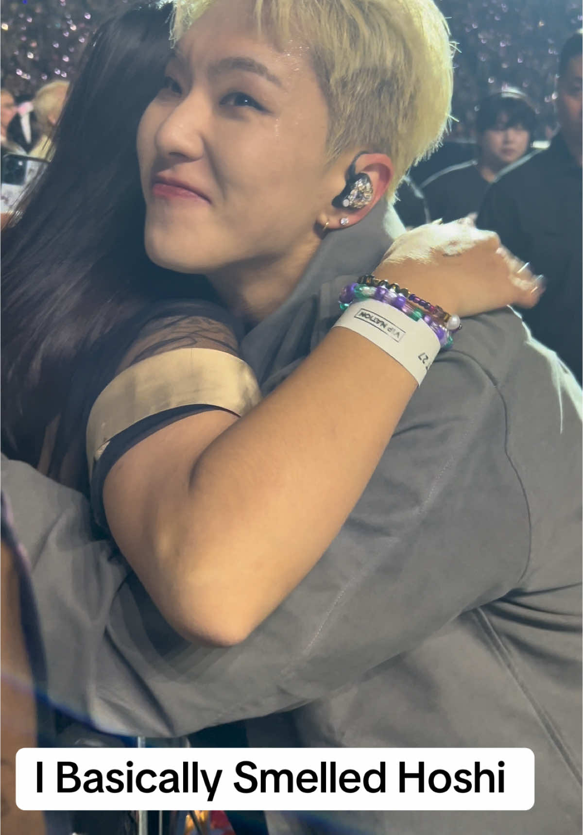 So close i could breath him in Hoshi you are one beautiful man !!! Shout out to @tiff girl you killed it ! Wonwoo what kind  of man are you like how are you so perfect !!!! #hoshi #wonwoo #ubsarena #seventeen17_official #seventeenrighthereworldtour @SEVENTEEN 