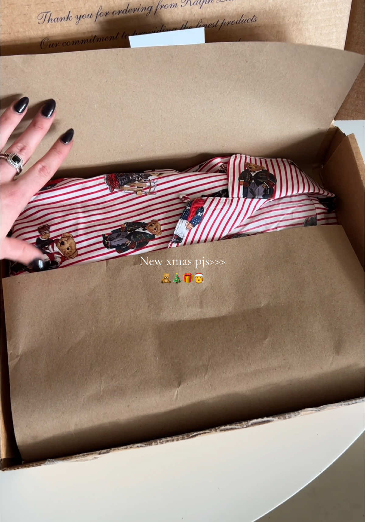 THE LITTLE BEARS ARE TOO CUTE🧸🧸🧸 #ralphlauren #xmaspjs #ralphlaurenpjs #christmaspjs 