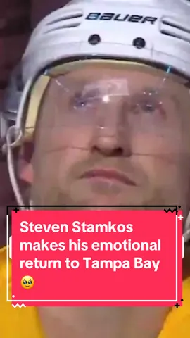 Steven Stamkos makes his emotional return to Tampa Bay 🥹 (via X/AlexDaugherty1)