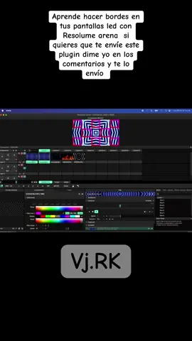 Aprende hacer bordes en tu pantalla aca el paso a paso si quieres el plugin dejame un comentario diciendo lo quiero y te lo envio #resolume #vj #arena #pantallaled #mappingcommunity #novastar #resolumearena #pantallasledconfiguracion #mappingvideo #turorial #tutoriales arena #pantallas led 