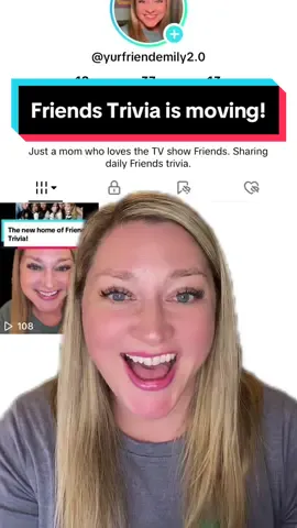 If you are a Friends Fan, please connect with me on my new account @Emily #friends #friendstvshow #friendsfan #friendsquiz #friendstrivia #greenscreen 