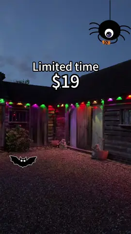 1 Count 50FT/100FT Permanent DIY Outdoor Light, Controlled by APP/Voice/Remote, IP67 Waterproof RGBIC Smart Eaves Light, Suitable for Year-Round Outdoor Lighting on House Roofs, Can be Used for Christmas Gifts, Holidays, Halloween Decor#tiktokshop #foryou #halloween 