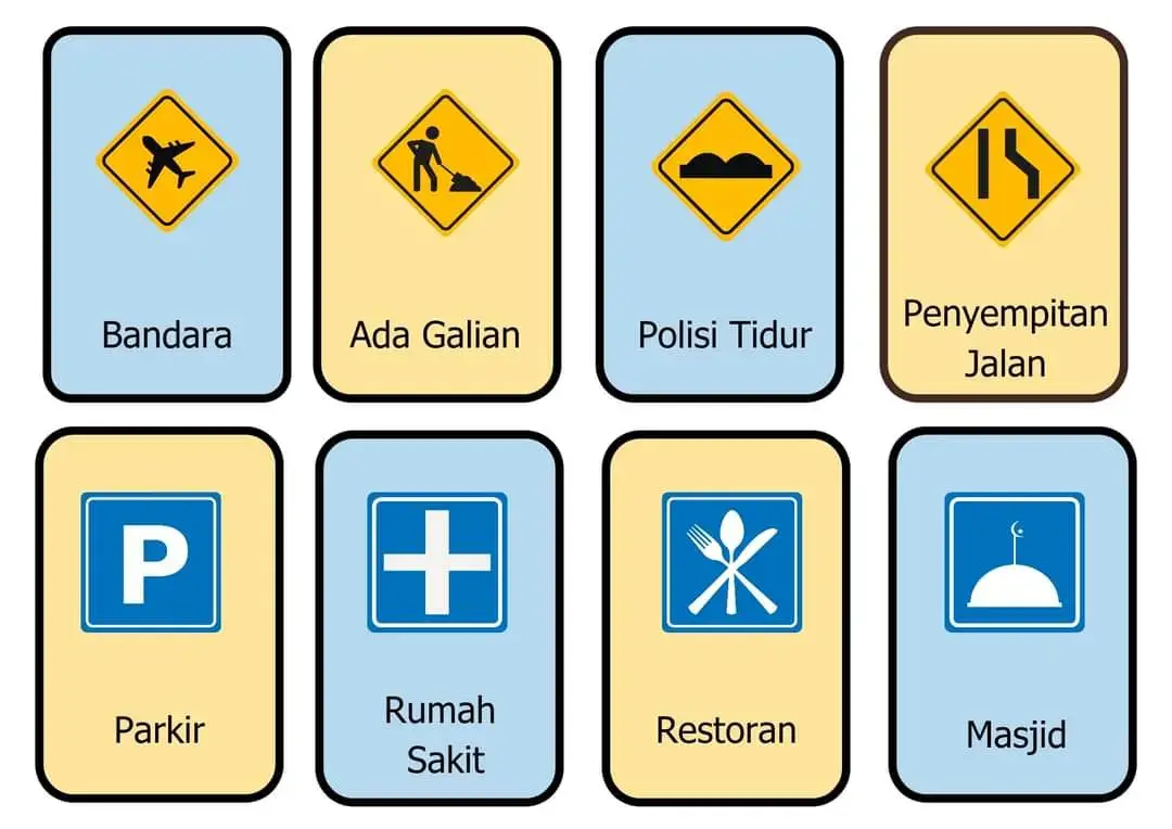 Peraturan yang tertulis.. Flash card rambu lalu lintas  #hiasandindingkelas  #fyp  #ikm  #kurikulummerdeka 