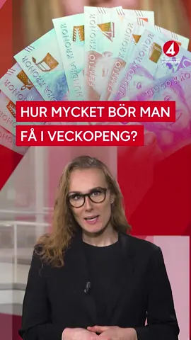 Hur mycket får du i vecko- eller månadspeng? @Filippa Fernqvist i studion. #pengar #ekonomi #privatekonomi #veckopeng #månadspeng #höstlov #swish #nyhet #nyhetsmorgon #tv4nyheterna 