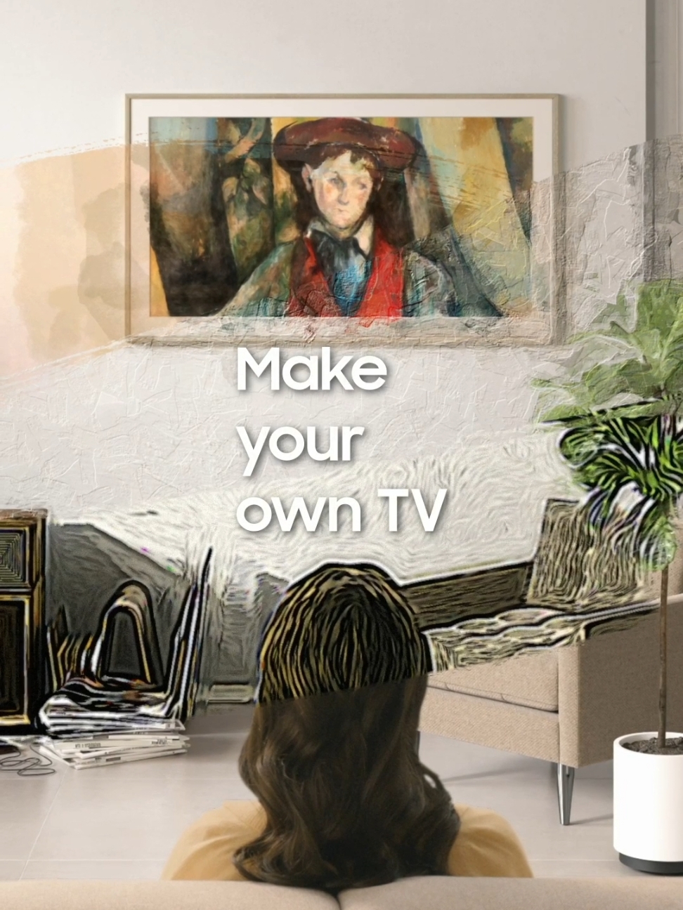 Match your room interior with making your own TV with #LifestyleTV #TheFrame. #SamsungTVID #SamsungTV