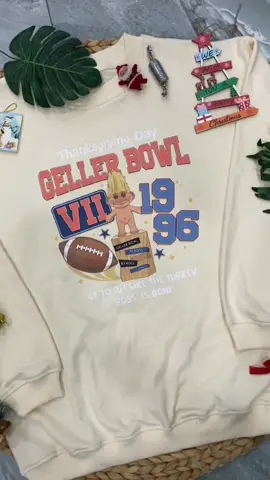 Geller Bowl VII 1996 Sweatshirt🏈 #friendsfans #gellerbowl #thanksgivingsweatshirt #90sstyle #fyp #cozysweatshirt #collegeletters #90sthrowback #friendsreunion #friends #thanksgivingsweater #friendssweatshirt 