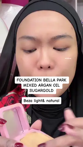 Foundation bella ni kalau mixed dengan argan oil lagi effect #foundationhack #foundationbellapark #foundationviral 