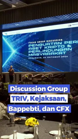 TRIV bersama dengan Kejaksaan, Bappebti, dan CFX baru saja mengadakan sosialisasi mengenai pentingnya berinvestasi crypto di platfrom legal dan sudah berizin resmi! Yok mari kita terus dukung industri crypto Indonesia agar semakin maju!! 🚀🚀🚀