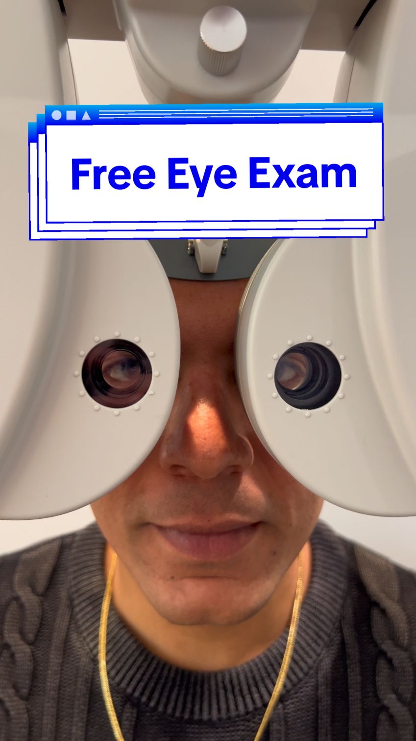 free eye exam / gratis oogmeting @MR. Optics Rotterdam! No strings attached! #optician #eyecheck #optics 