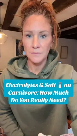 Wondering how much salt and electrolytes you need on carnivore? 🧂💧 Let’s break it down! From Baja mineral salt to LMNT, here’s your guide to keeping hydration and minerals in check while listening to your body. Find out how different salts and electrolyte options help you stay balanced and energized! My favs lsited in my bio up top. #CarnivoreDiet #Electrolytes #SaltEssentials #StayHydrated