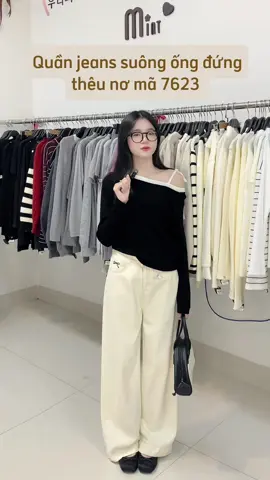 Mã nào về cũng cháy hàng mới thấy quần jeans nhà em chất lượng thế nào ạ 🥰 #fypシ #phoidoxinh #jeans #quanjeannu 