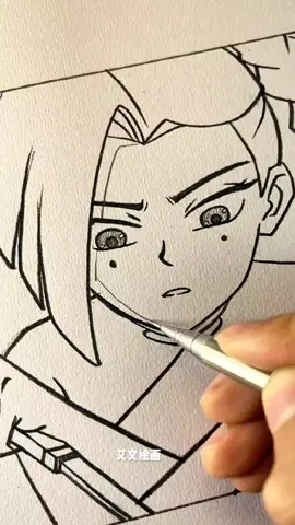 十三 – Thirteen #sketch #sketchdaily #draw #drawing #絵画 #scissorseven #十三 #evansketch #艾文绘画 