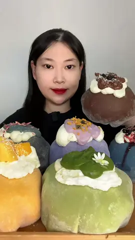 Comment which flavor you like the most ^^ #ancungtiktok #nauancungtiktok #asmr #asmrsounds #asmrvideo #mukbang #mukbangeatingshow #mukbangasmr #eatingsounds #viral #xuhuong #fypシ #green #blackpink #brown #cake #cookingtiktok #mochi #mochilovers❤️🖤 #douyin #douyinmukbang #kwai #chocolate #cheese #matcha