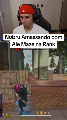 Nobru Amassando Muito com a Ale Maze na Ranqueada #fy #nobru #Emulador #live #freefire #sensi #ff 