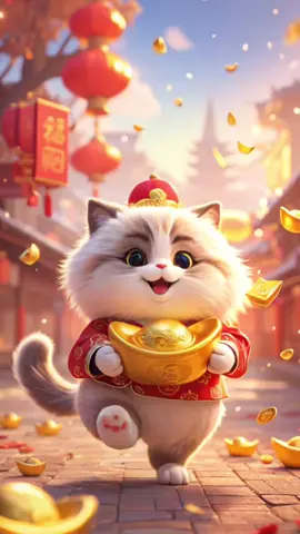 招财猫#cat #moneycatcher #wallpapervideo #wealth #wealth 