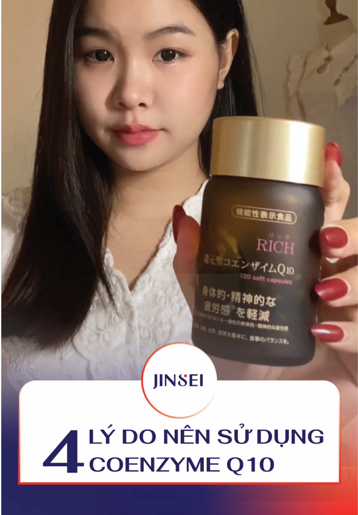 4 Lý do nên sử dụng Coenzyme Q10 #xuhuong #colageno #coenzyme #thucphamchucnang 