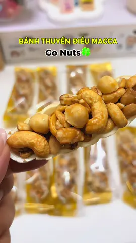 Bánh thuyền điều macca Gonuts #minhlaanh0410 #review #foodreview #doanvat #anvatcungtiktok #xuhuong #foodanddrink #xh #banhthuyen #banhthuyenmixhat #banhthuyendieumacca #gonuts #gonutseatclean 
