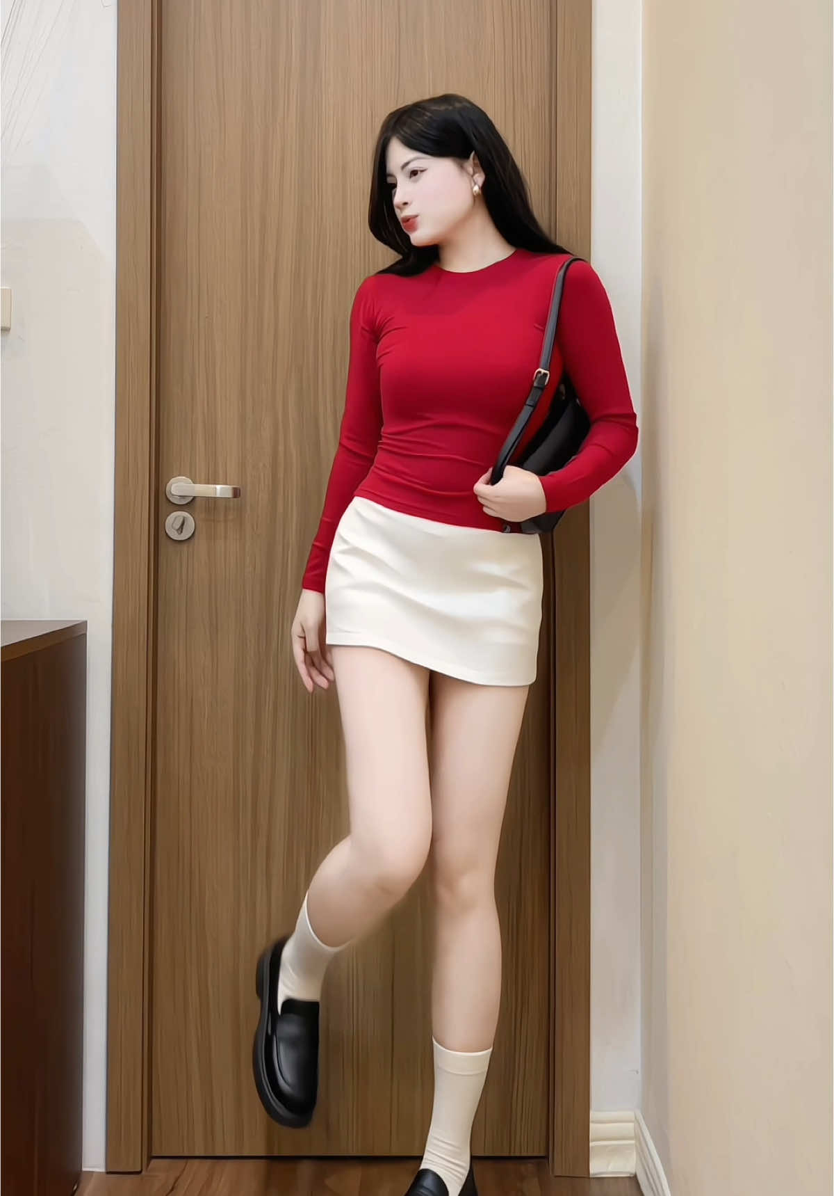 Basic nhưng nổi bật 🥰 #outfitideas 