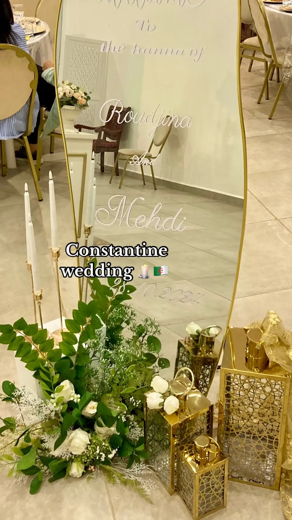 Constantine wedding 🕯️♥️#اعراس_قسنطينة #fyp #mariage💍 #مالوف_قسنطيني 