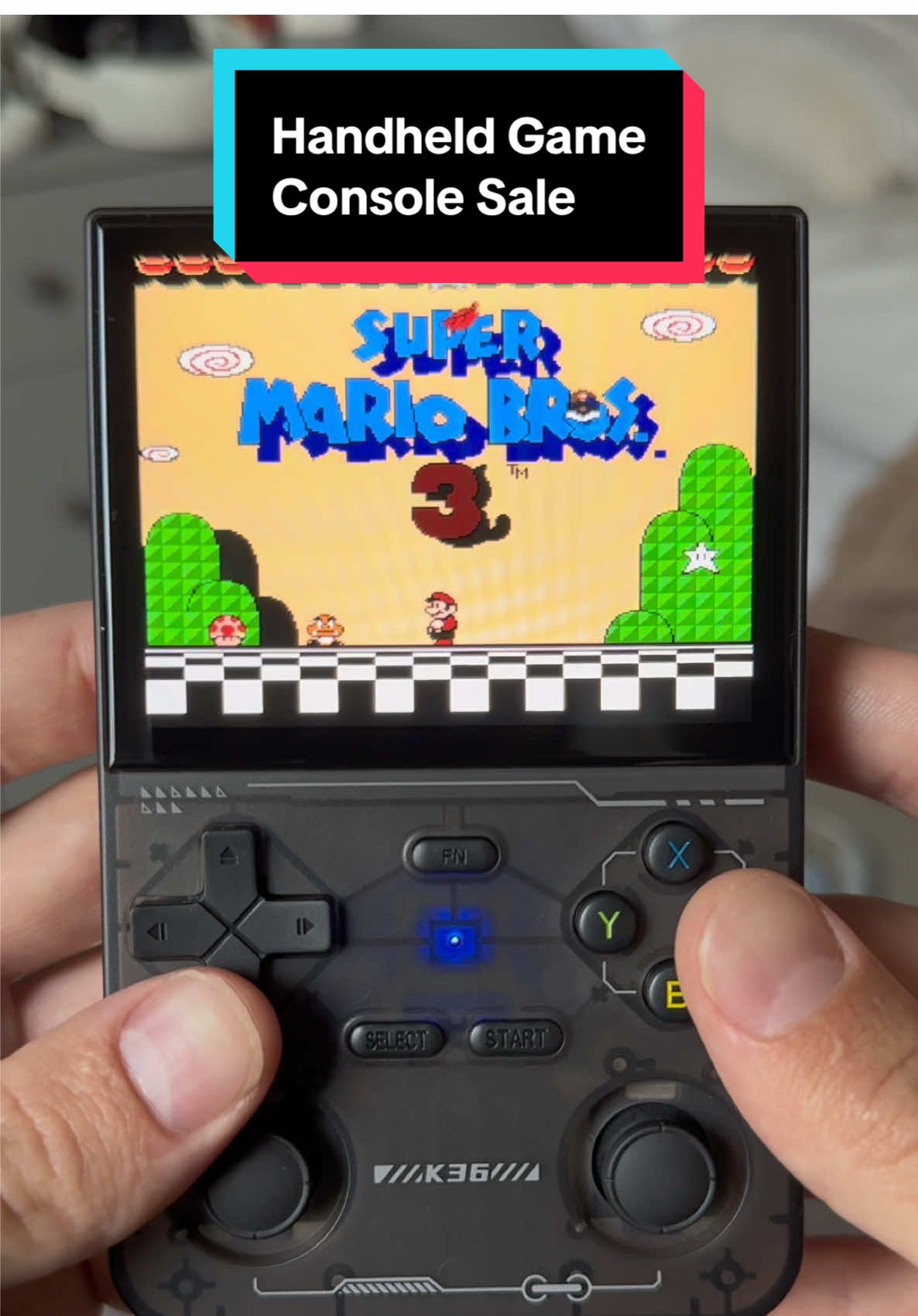 This handheld game console is legit #videogames #gameconsole #gaming #retrogaming #games