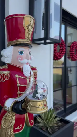 Two weeks ago, I reviewed the viral 9-foot Walmart nutcracker, and honestly, it didn’t live up to the $250 price tag—it was plastic with a rough paint job, so I returned it the same day. Then I stopped by @Sam’s Club and found these gorgeous 6-foot nutcrackers! Unlike the Walmart version, these are made of fiberglass, have beautiful detailing, and even feature the cutest animated snow globe. They were $299 (a bit more than Walmart’s) but worth every penny for their quality and durability. While they’re out of stock online, my local Sam’s Club had plenty—be sure to call ahead and check! Highly recommend if you’re looking for decor that’ll last for years! For all the details, comment PORCH. #homeinspo #homeinspiration #ltkvideo #holiday #porchdecor #christmas #christmasinspiration #christmasinspo #nutcrackers