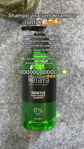 Shampoo Kelaya Non SLS yang super gentle buat rambut rontok🍃#kelayahaircare #kelayahairtreatmentshampoo #rekomendasishampo #rambut #rambutrontok #shampononsls #kelayashampoo 