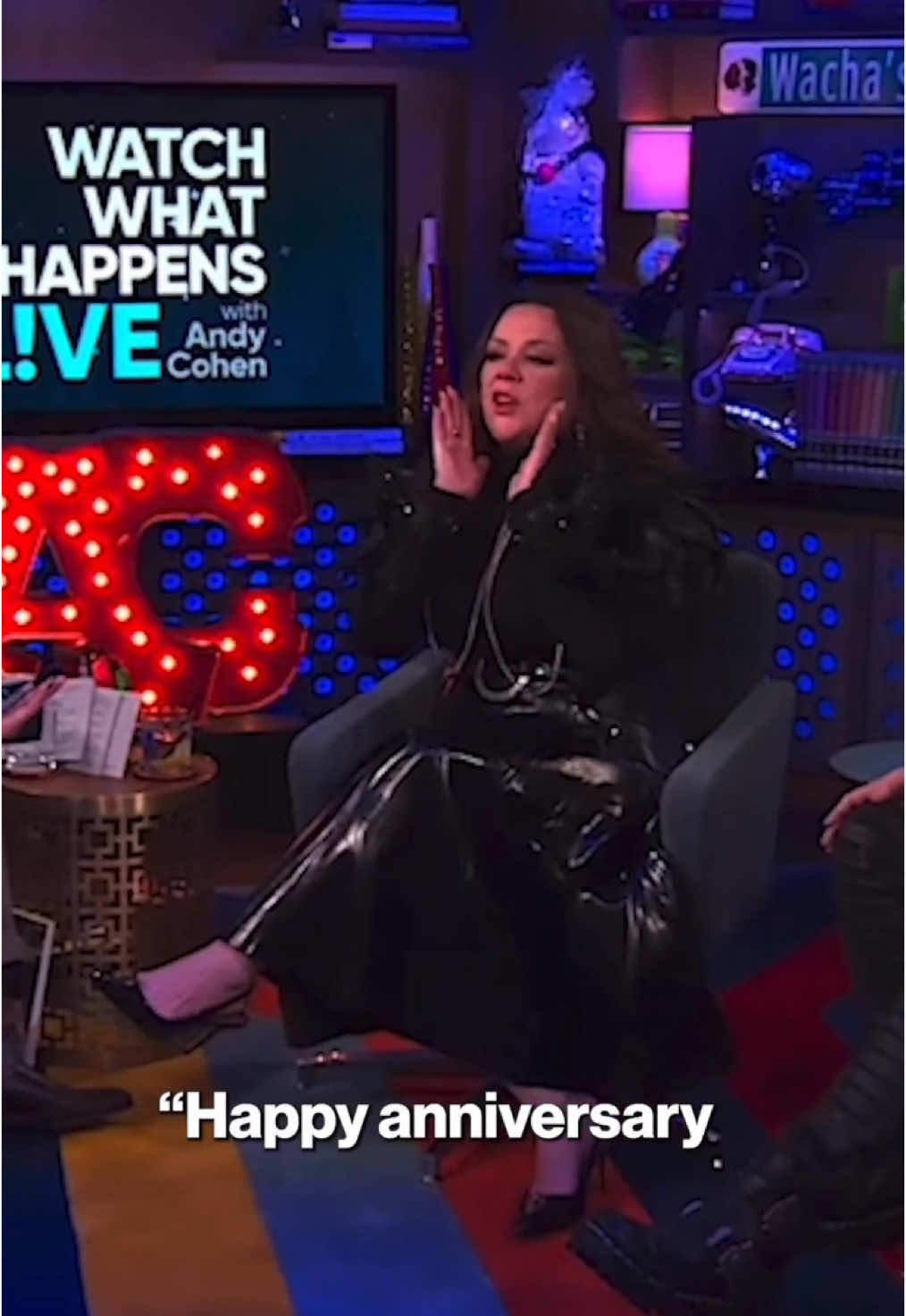 It’s not hard to see why Melissa McCarthy and Ben Falcone are one of Hollywood’s funniest and most beloved couples! #wwhl #melissamccarthy #andycohen #benfalcone 
