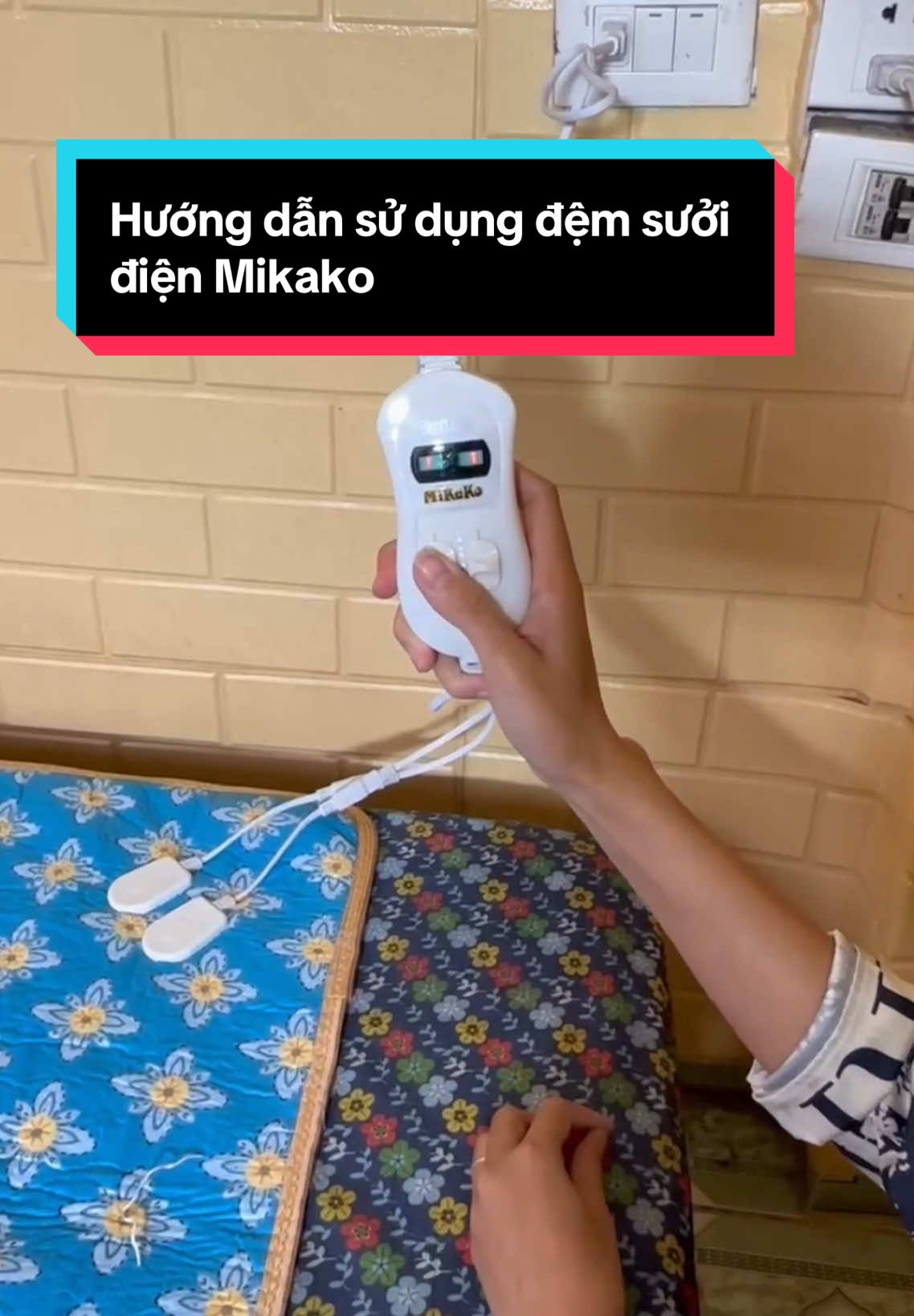 Hướng dẫn sử dụng đệm điện Mikako #tiktokshop #muataitiktok #mikako #foryou #xuhướng 