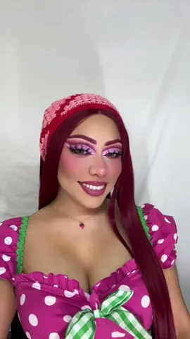 Strawberry shortcake 🍓🍰💞 this will be my Halloween costume 🫣#benefitcosmetics   #fyp #fypシ #trending #halloweenlook #spookyseason #loreal #lacolorscosmetics #drugstoremakeup #affordablemakeup #strawberryshortcake #strawberry 