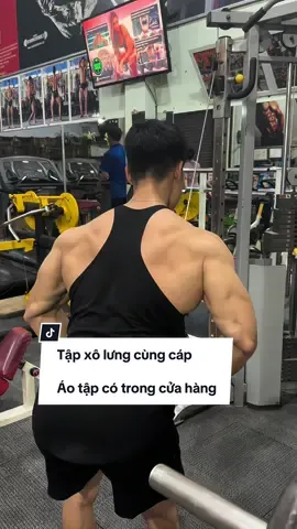Tập xô cùng cáp nào ae   Áo mình mang tập có bán nha ae #xuhuong #đồthethao #dotapgym #hoanganhfitness #gym #thehinh #pt1:1#coach1:1