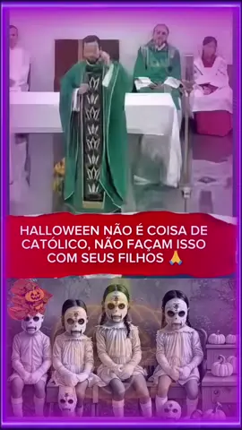 Embora o Halloween seja uma festa popular, nós católicos acreditamos que ela promove valores e símbolos que vão contra a doutrina católica. A celebração do Halloween pode incluir elementos de ocultismo, adoração do diabo e glorificação do mal. Como católicos, devemos ser cuidadosos ao permitir que nossos filhos participem de atividades que possam contradizer nossos valores cristãos. Portanto, devemos evitar vestir nossos filhos com fantasias que promovam esses elementos negativos e, em vez disso, buscar atividades que sejam saudáveis ​​e edificantes para a fé deles. Curte e comenta tua opinião 😎💥  #halowen #viral #evangélico #protestantes #foryoupage #maisviews #católicos #IgrejaCatolica #padrefabiomarinho #cristaosnotiktok 