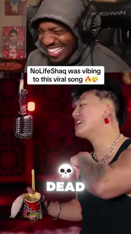 NoLifeShaq was vibing to this viral song 🔥😮‍💨 #vibing #nolifeshaq #reactions 