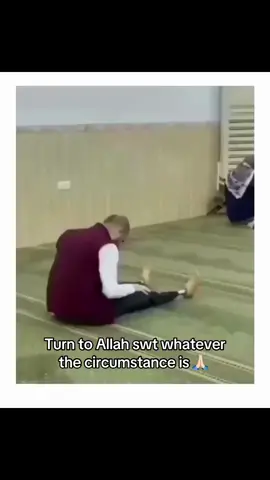 Turn to your creator 🤲🏻 #Allah #muslim #prayer #disability 