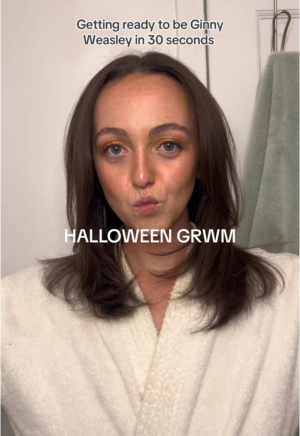 If i took a shot for everyone who thought i was hermoine  #halloween #halloweencostume #grwm #getreadywithme #harrypotter #ginnyweasley #harrypottertiktok #halloweengrwm 