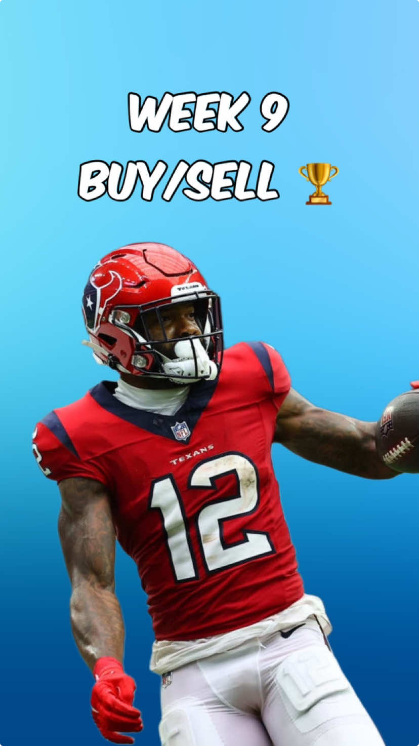 Players To Buy & Sell For Week 9 Fantasy Football🏆#nfl #fantasyfootball #fantasyfootballtips #fyp 